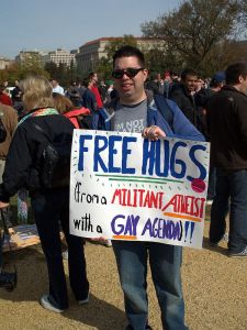 \"Militant_Gay_Atheist_Hugs_Rally_to_Restore_Sanity